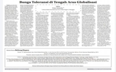 Bunga Toleransi di Tengah Arus Globalisasi