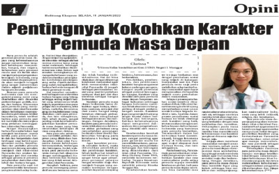 Pentingnya Kokohkan Karakter Pemuda Masa Depan