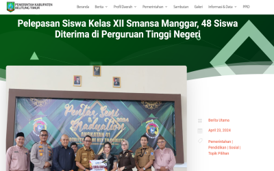 Pelepasan Siswa Kelas XII Smansa Manggar, 48 Siswa Diterima di Perguruan Tinggi Negeri